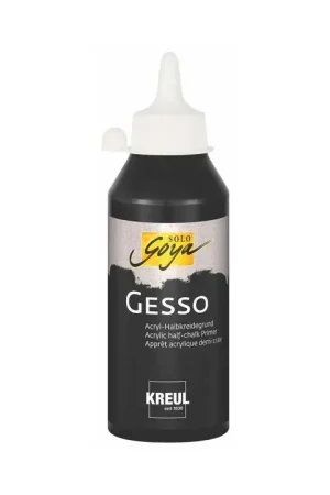 Gecertificeerd Kreul solo goya – gesso zwart 250ml