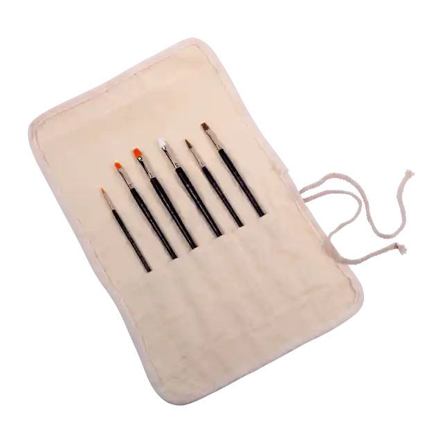 Premium Van Gogh penselenset – set 6 & penselenetui