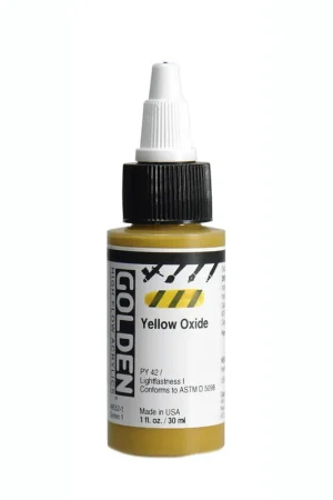 Hoge Kwaliteit Golden high flow acrylics 30ml – S1 – 8552 yellow oxide