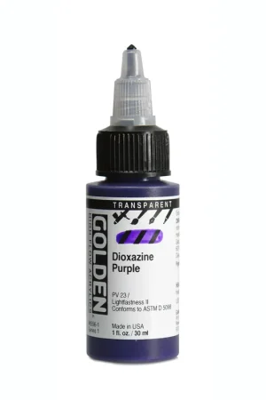Koop Online Golden high flow acrylics 30ml – S1 – 8556 dioxazine purple – transparant