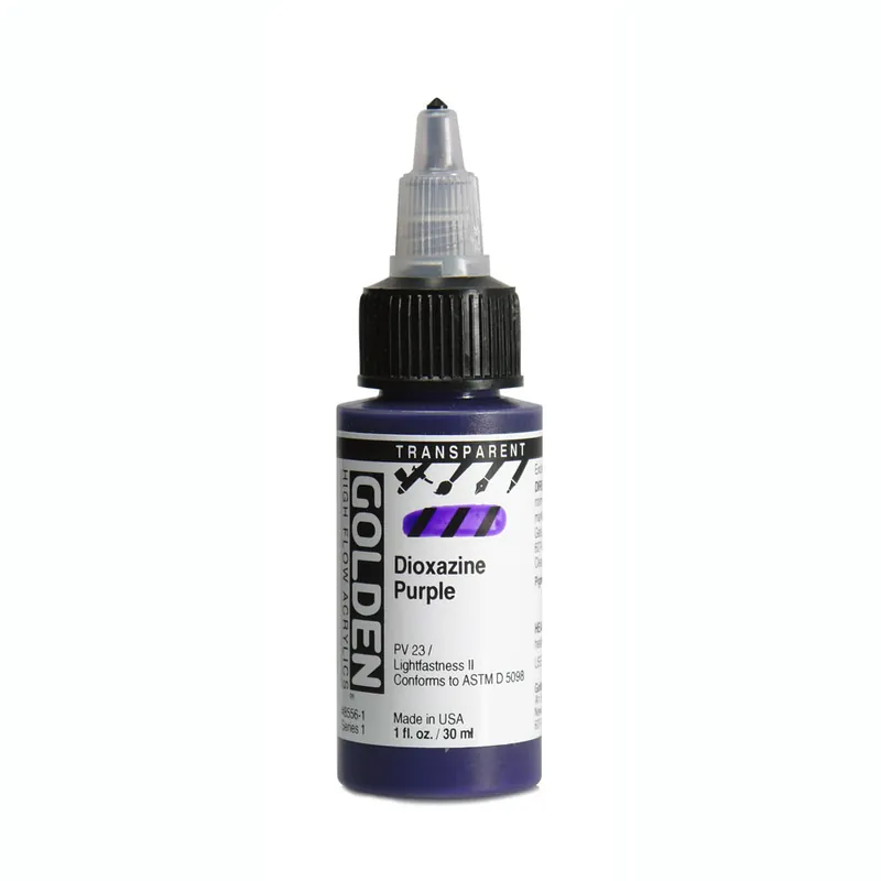 Koop Online Golden high flow acrylics 30ml – S1 – 8556 dioxazine purple – transparant