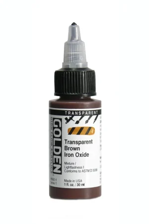 Laatste Kans Golden high flow acrylics 30ml – S1 – 8562 transparant brown iron oxide