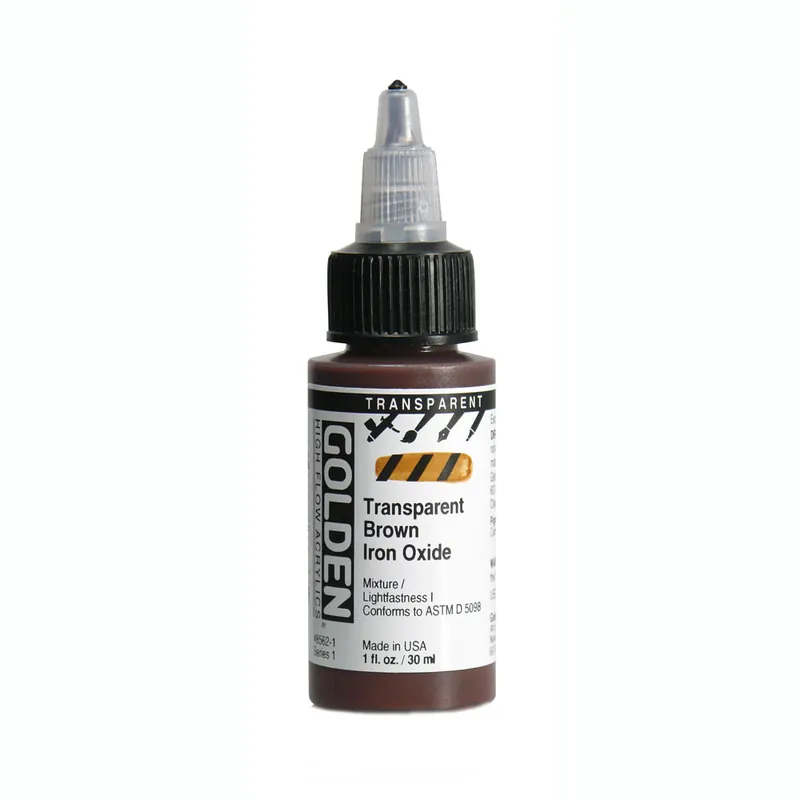 Laatste Kans Golden high flow acrylics 30ml – S1 – 8562 transparant brown iron oxide