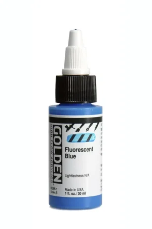 Golden high flow acrylics 30ml – S5 – 8566 fluorescent blue Bestseller