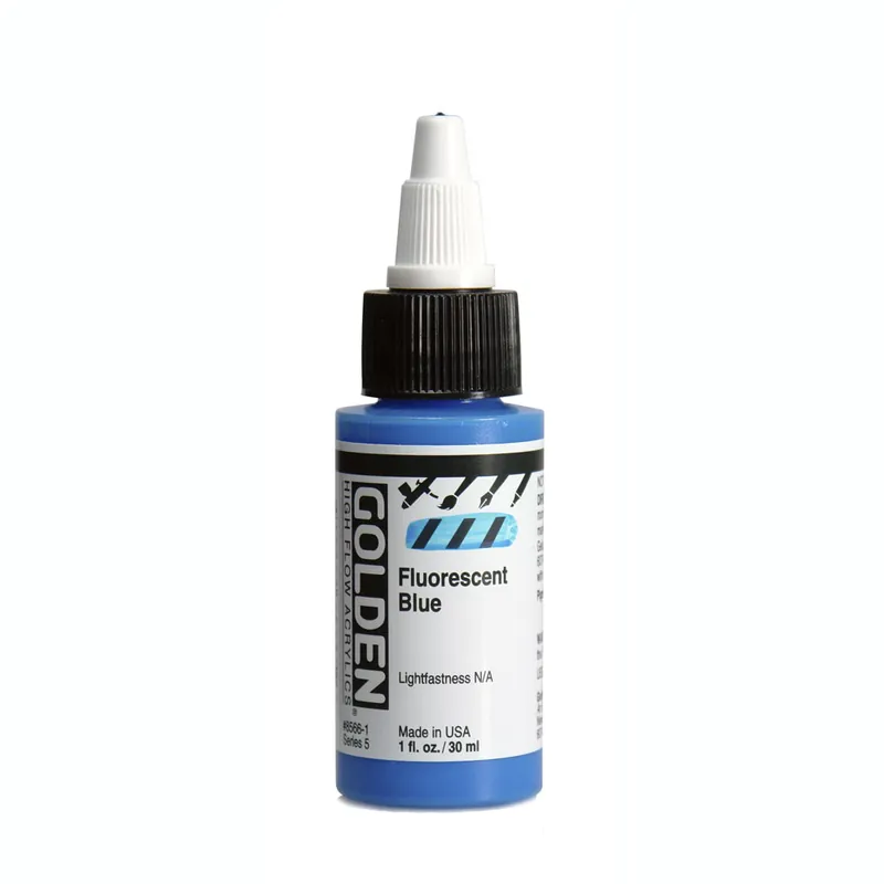 Golden high flow acrylics 30ml – S5 – 8566 fluorescent blue Bestseller