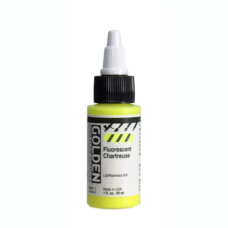 Gratis Retour Golden high flow acrylics 30ml – S5 – 8567 fluorescent chartreuse
