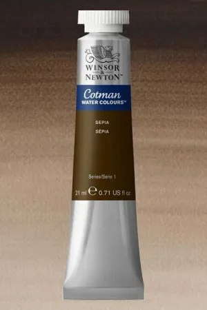 Winsor & Newton Cotman aquarelverf 21ml – 609 sepia Uitverkoop