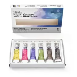 Rechtstreeks Van De Fabrikant Winsor & Newton cotman aquarelverf 8ml – set 6