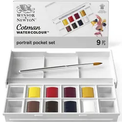 Winsor & Newton cotman portrait pocket box Finale Uitverkoop