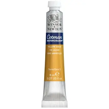 Premium Winsor & Newton Cotman aquarelverf 8ml – 088 yellow gold