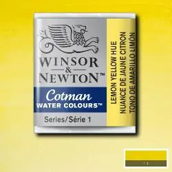 Winsor & Newton Cotman aquarelverf 1/2 napje – 346 citroengeel hue Lage Prijs