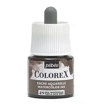 Gratis Retour Pebeo colorex 45ml -49 turtle dove grey