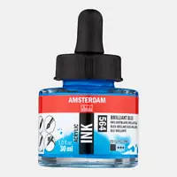Amsterdam acrylic ink 30ml – 564 briljant blauw Op = Op