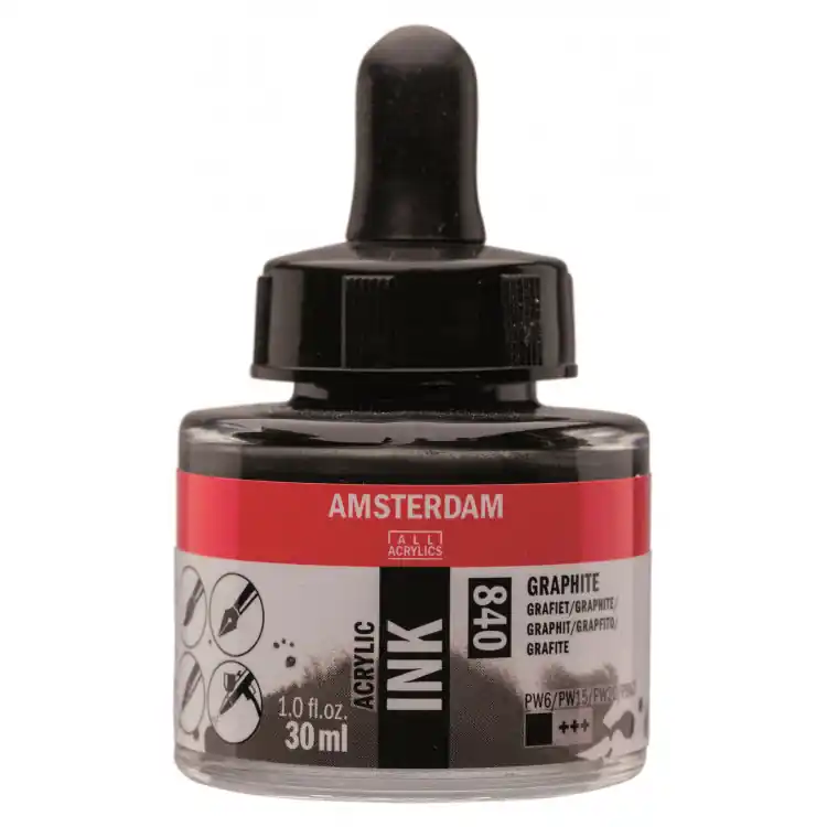 Amsterdam acrylic ink 30ml – 840 grafiet Speciale Aanbieding