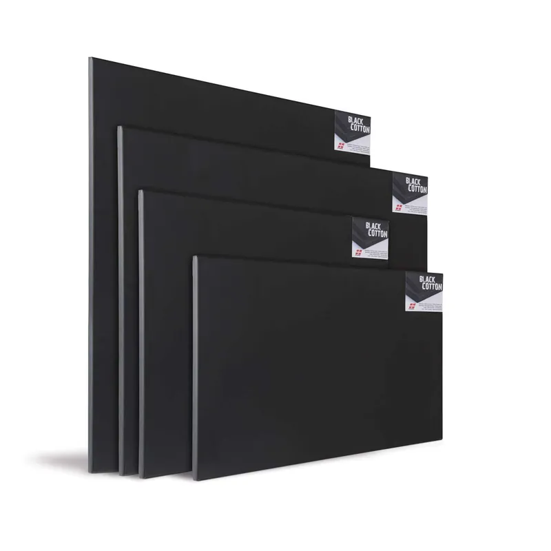 Beperkte Voorraad Doek katoen zwart – 60 x 80