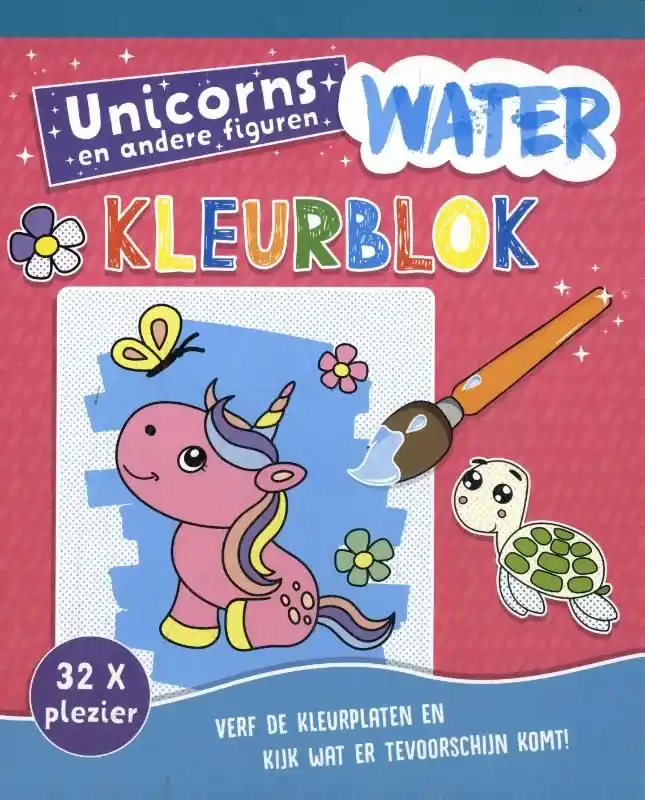 Beperkte Voorraad Waterkleurblok Unicorns