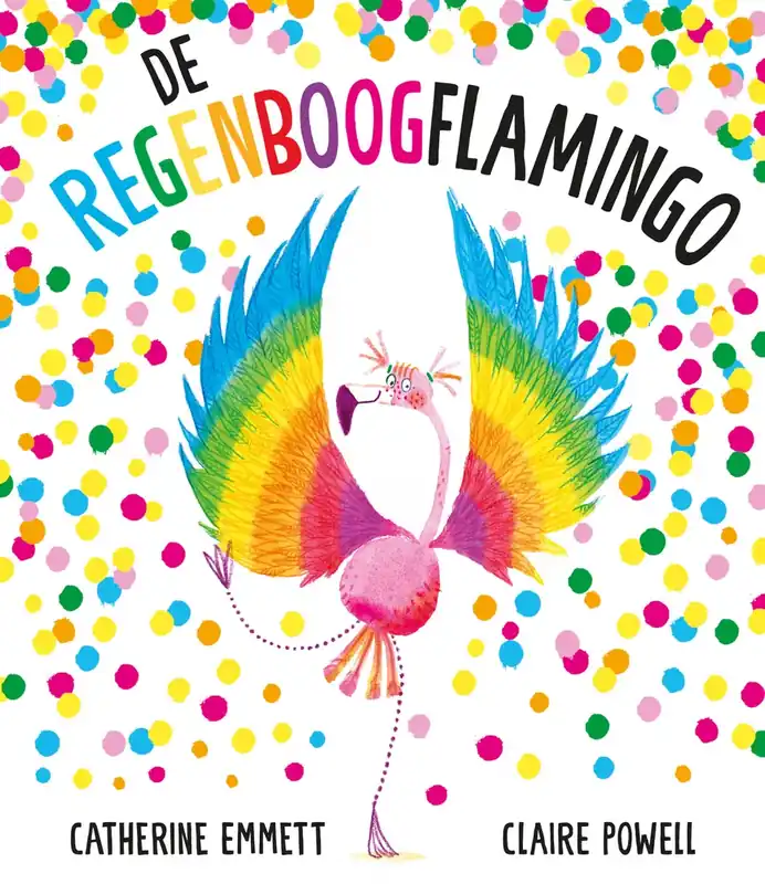De regenboogflamingo Direct Verzonden