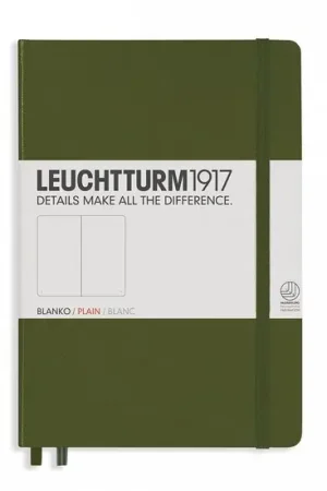 Leuchtturm1917 medium plain army Favoriet