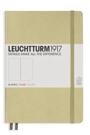 Leuchtturm1917 medium plain sand Rechtstreeks Van De Fabrikant
