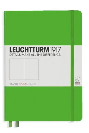 Leuchtturm1917 medium plain fresh green Finale Uitverkoop