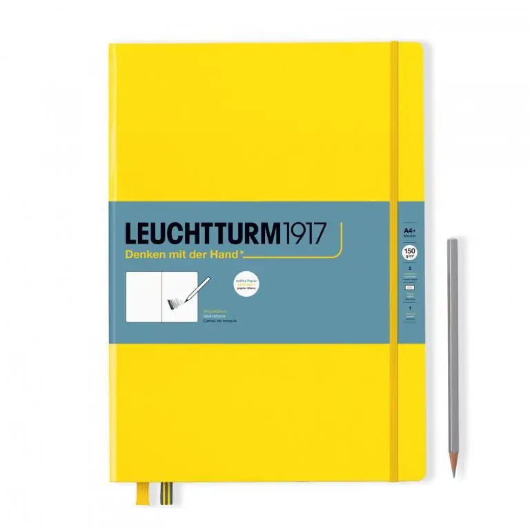 Bestseller Leuchtturm1917 Sketch book 150gr master – lemon