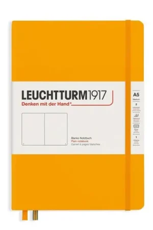 Leuchtturm1917 medium – blanco – rising sun Beperkte Voorraad