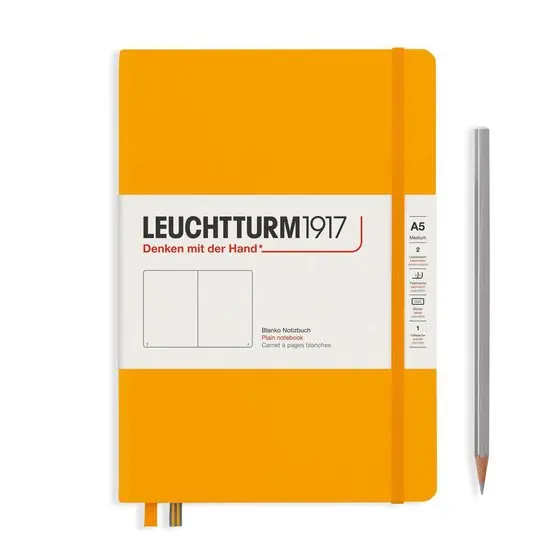 Leuchtturm1917 medium – blanco – rising sun Beperkte Voorraad