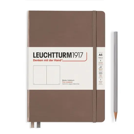 Leuchtturm1917 medium – blanco – warm earth Lage Prijs