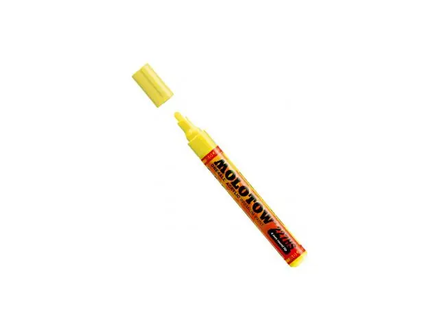 Molotow acrylmarker 4mm – 220 neongeel Meest Verkocht