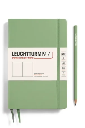 Leuchtturm1917 hard cover B6+ – plain – sage Superprijs