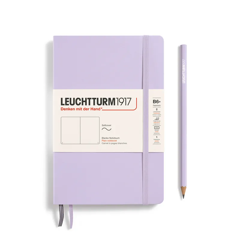 Gratis Retour Leuchtturm1917 soft cover B6+ – blanco – Lilac