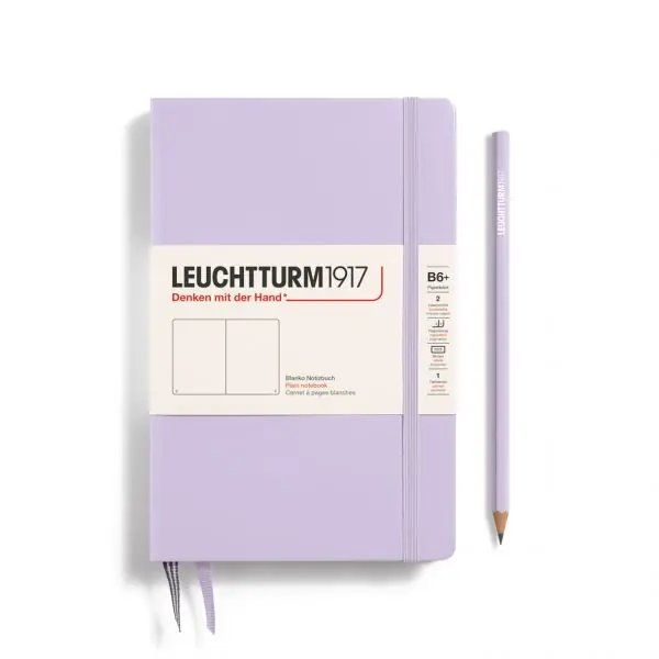 Leuchtturm1917 hard cover B6+ – blanco – Lilac Seizoensaanbieding