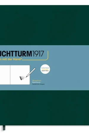 Leuchtturm1917 Sketch book 150gr square – forest green Beperkte Voorraad