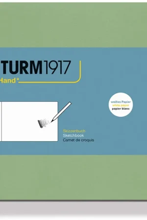 Direct Beschikbaar Leuchtturm1917 Sketch book 150gr medium landscape – sage