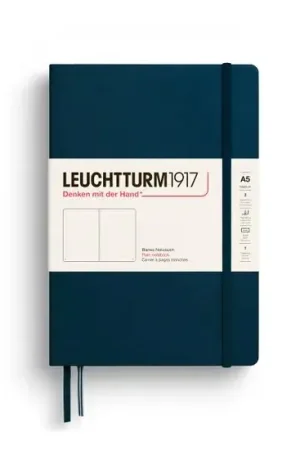 Leuchtturm1917 medium – blanco – deep sea Snelle Levering