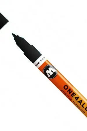 Molotow acrylmarker 1,5mm – 223 metallic zwart Direct Beschikbaar