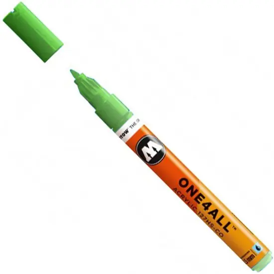 Populair Molotow acrylmarker 1,5mm – 226 metallic lichtgroen