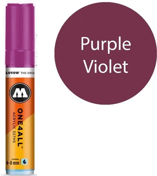 Molotow acrylmarker 8mm 233 purple violet Alleen Vandaag