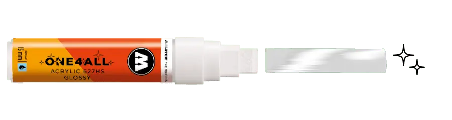 Gratis Retour Molotow acrylmarker 15mm – 251 wit gloss