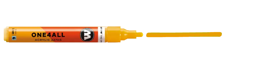 Molotow acrylmarker 4mm – 258 mustard yellow Laatste Versie