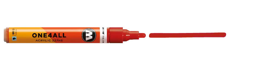Molotow acrylmarker 4mm – 245 raspberry red Gratis Retour