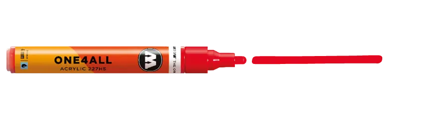 Molotow acrylmarker 4mm – 243 cherry red Hoge Kwaliteit