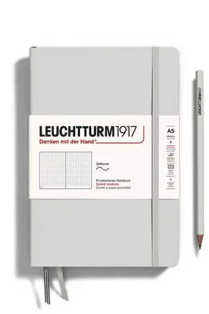 Hoge Kwaliteit Leuchtturm1917 jottbook A5 – dotted – light grey/black