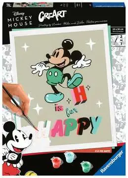 Ravensburger schilder op nummer CreArt – Happy Mickey Veilige Betaling