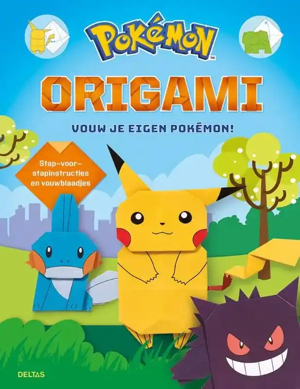 Pokémon origami – Vouw je eigen Pokémon! Alleen Vandaag