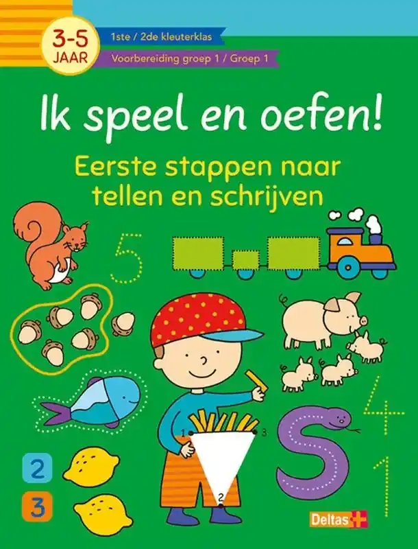 Ik speel en oefen! Eerste stappen naar tellen en schrijven (3-5j.) Laatste Kans