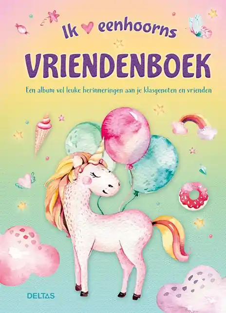 Direct Beschikbaar Unicorn vriendenboek