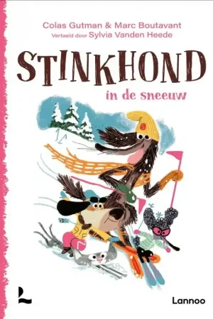 Tijdelijk Beschikbaar Stinkhond in de sneeuw