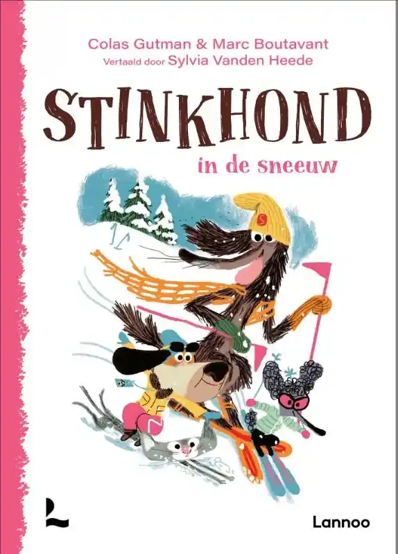 Tijdelijk Beschikbaar Stinkhond in de sneeuw