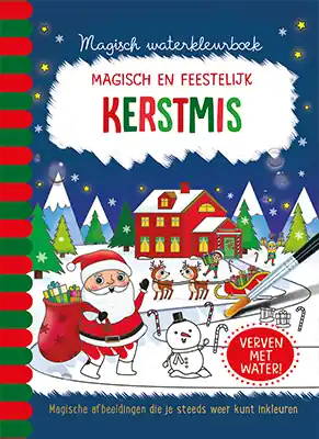 Uitverkoop Magisch waterkleurboek Kerstmis